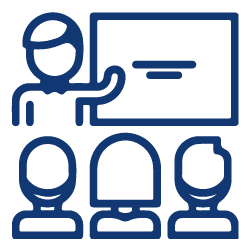 Classroom teaching icon